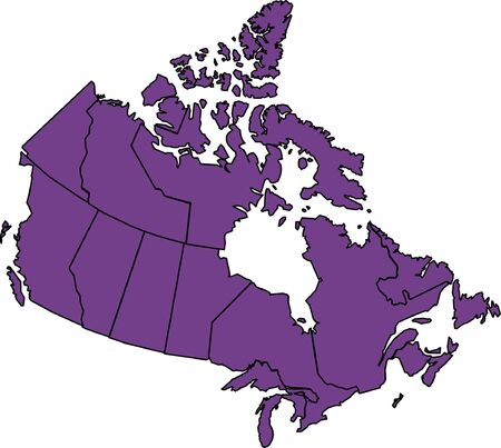 Canada mapの写真素材