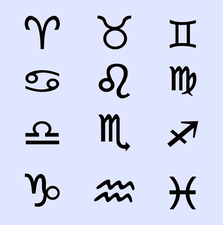 Zodiac signsの写真素材