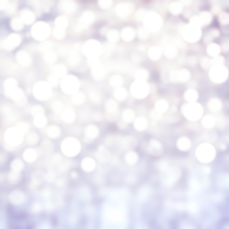 White Soft Violet  Lights Festive background, abstract Christmas twinkled bright background with bokeh defocused silver lightsの写真素材