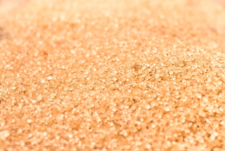 Brown sugar background macro. Food background with copy spaceの写真素材