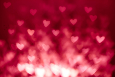 Abstract Valentine's day background with red hearts. Colorful Soft Hearts for Valentines Day Background Designの写真素材