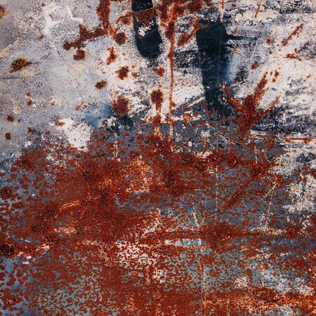 Abstract large rust surface background. Grungy background with space for text or image. Dark vintage...