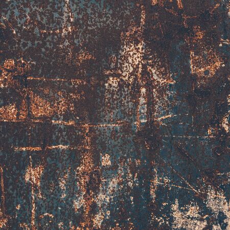 Abstract large rust surface background. Grungy background with space for text or image. Dark vintage...