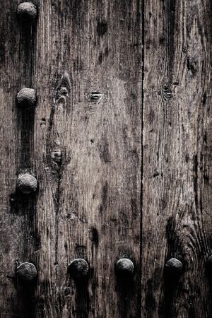 Black wood texture / wooden background textureの写真素材