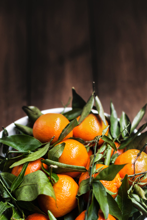 Heap of Mandarins Tangerines Closeupの写真素材