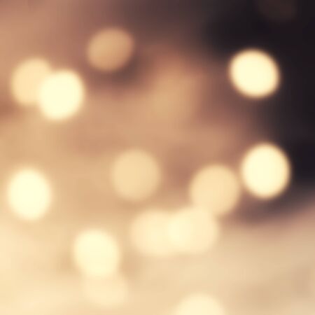 Bokeh Abstract glitter lights and stars. Festive vintage  glittering Christmas backgroundの写真素材
