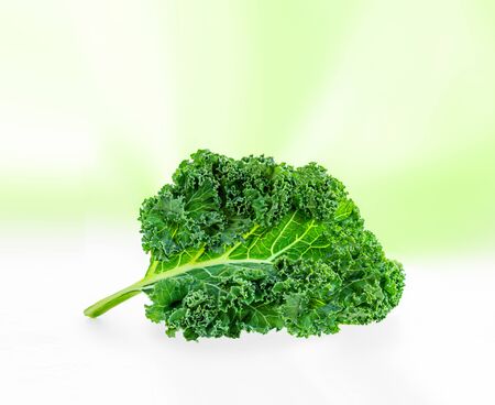 Kale salad leaves  on bright summer background.  Healthy Food concept.
の写真素材