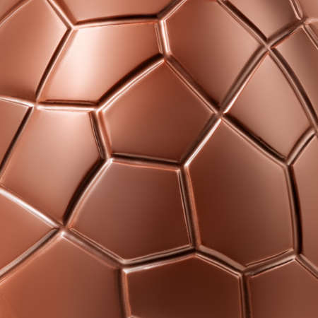 Chocolate Easter egg textured background, close up. Sweet egg patternの写真素材