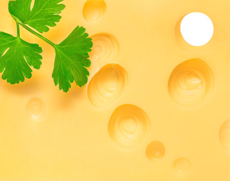 Swiss cheese as a background. Comte cheese close up. High resolution imageの写真素材