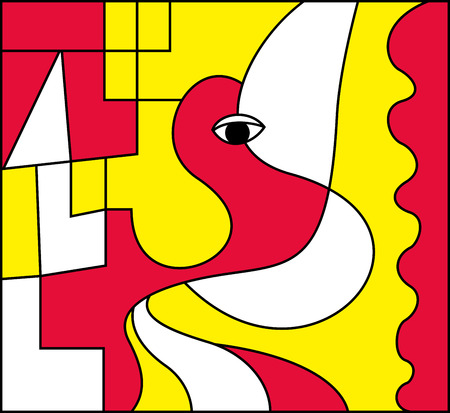 Abstract art, vector illustrationのイラスト素材