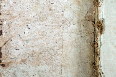 Old book cover, vintage texture, isolated on black backgroundの写真素材