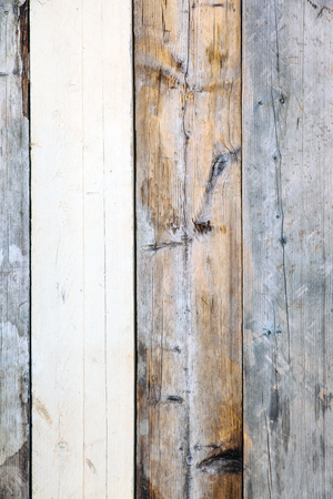 Background of Wooden boards of different colors. Wood material background for Vintage wallpaper.の写真素材