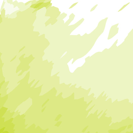 Abstract spots in trendy spring green hues in a watercolor manner. Background texture. Isolate. EPSのイラスト素材
