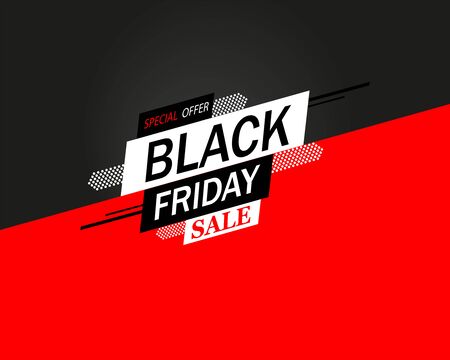 Black Friday sale. Banner.のイラスト素材