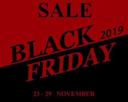 Black friday banner, card, poster.のイラスト素材