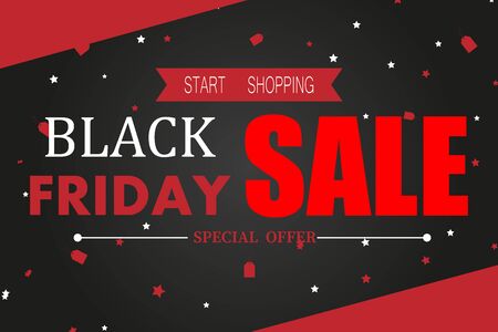 Black friday sale banner layout designのイラスト素材