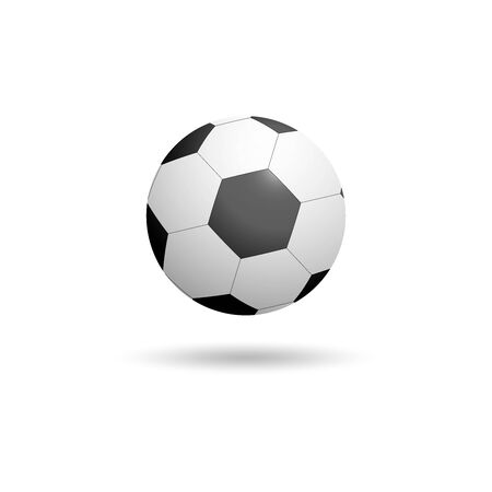 Soccer ball isolated on white backgroundのイラスト素材