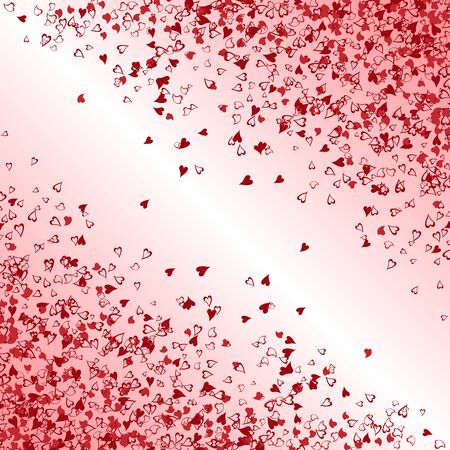 Pattern with hearts. Valentine's day background.のイラスト素材