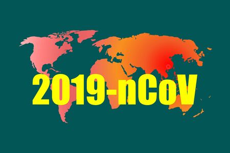 Dangerous corona virus ncov, warning about the risk of a pandemic SARSのイラスト素材