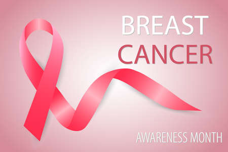 Background of the breast cancer awareness feed.のイラスト素材