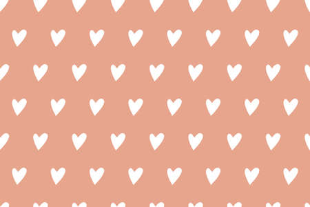 Seamless simple heart template.のイラスト素材