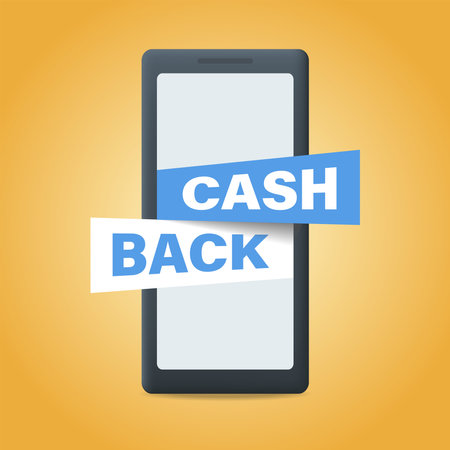 Creative vector illustration of cashback, cashback refund, money back tags. Art design stickers, labels, advertising banner logo template. abstract conceptual graphic elementのイラスト素材
