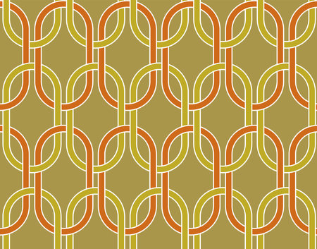 Seamless abstract geometric chain pattern. vector illustration.のイラスト素材