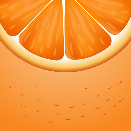 Orange background vector illustration. Orange backgroundのイラスト素材