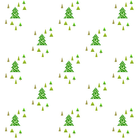 Christmas card, fir tree, vector backgroundのイラスト素材