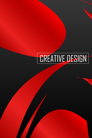 Abstract color 3d paper, art illustration. Vector design layout for banners presentations, flyers, posters and invitationsのイラスト素材