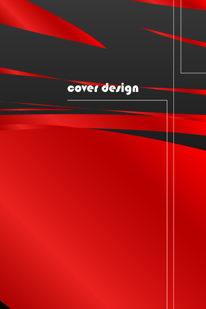 Abstract color 3d paper, art illustration. Vector design layout for banners presentations, flyers, posters and invitationsのイラスト素材