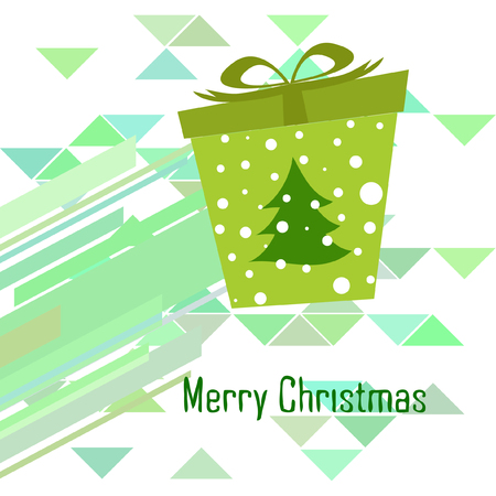 Christmas card, gifts, vector backgroundのイラスト素材