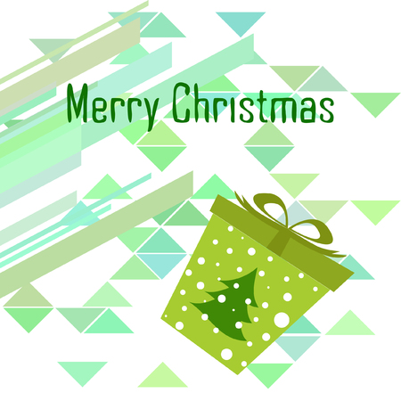 Christmas card, gifts, vector backgroundのイラスト素材