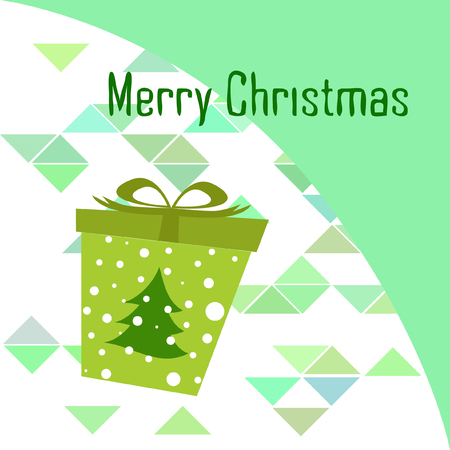 Christmas card, gifts, vector backgroundのイラスト素材