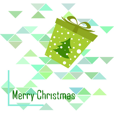 Christmas card, gifts, vector backgroundのイラスト素材