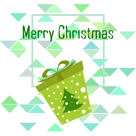Christmas card, gifts, vector backgroundのイラスト素材