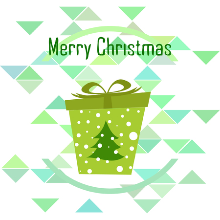 Christmas card, gifts, vector backgroundのイラスト素材