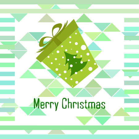 Christmas card, gifts, vector backgroundのイラスト素材