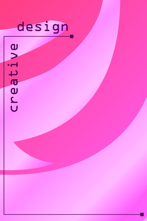 Abstract color 3d paper, art illustration. Vector design layout for banners presentations, flyers, posters and invitationsのイラスト素材