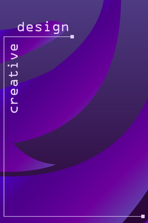 Abstract color 3d paper, art illustration. Vector design layout for banners presentations, flyers, posters and invitationsのイラスト素材