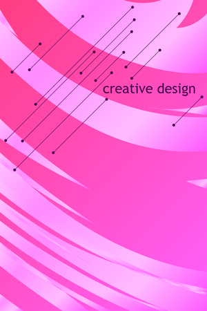 Abstract color 3d paper, art illustration. Vector design layout for banners presentations, flyers, posters and invitationsのイラスト素材