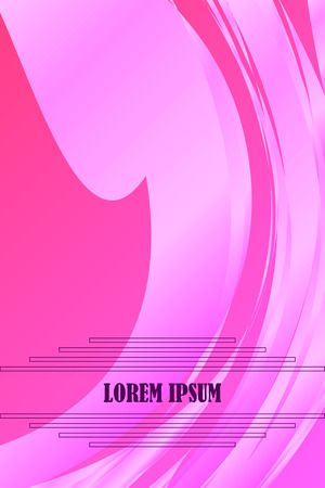 Abstract color 3d paper, art illustration. Vector design layout for banners presentations, flyers, posters and invitationsのイラスト素材