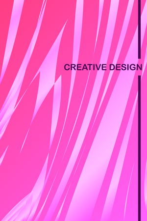 Abstract color 3d paper, art illustration. Vector design layout for banners presentations, flyers, posters and invitationsのイラスト素材