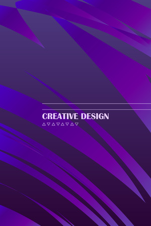 Abstract color 3d paper, art illustration. Vector design layout for banners presentations, flyers, posters and invitationsのイラスト素材