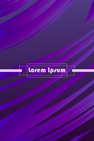 Abstract color 3d paper, art illustration. Vector design layout for banners presentations, flyers, posters and invitationsのイラスト素材