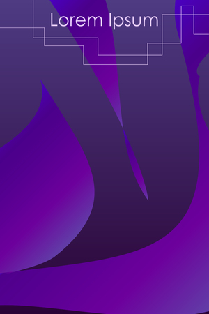 Abstract color 3d paper, art illustration. Vector design layout for banners presentations, flyers, posters and invitationsのイラスト素材