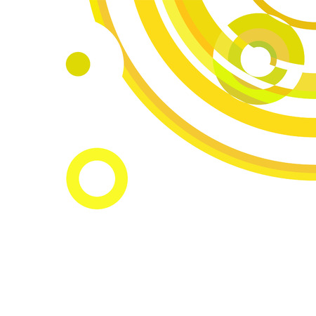 Abstract colored circles, lines, on white background, vector, businessのイラスト素材