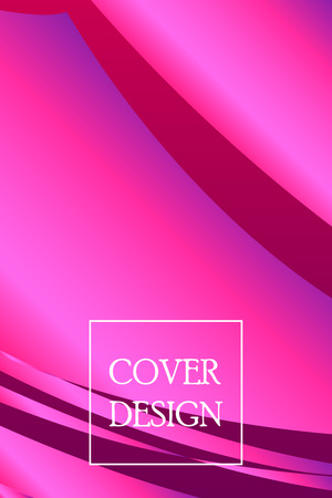 Abstract color 3d paper, art illustration. Vector design layout for banners presentations, flyers, posters and invitationsのイラスト素材