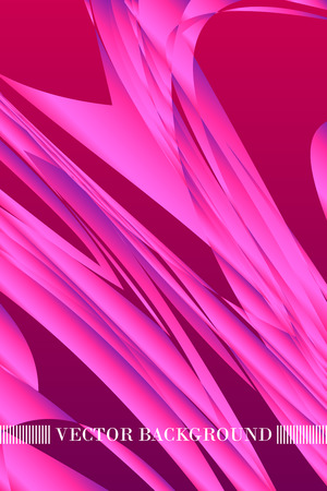 Abstract color 3d paper, art illustration. Vector design layout for banners presentations, flyers, posters and invitationsのイラスト素材