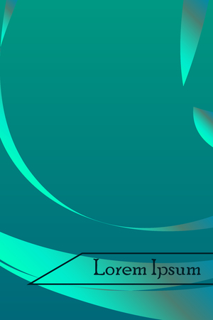 Abstract color 3d paper, art illustration. Vector design layout for banners presentations, flyers, posters and invitationsのイラスト素材
